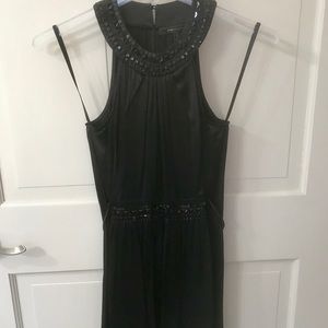 COPY - Black silk dress with embellishments